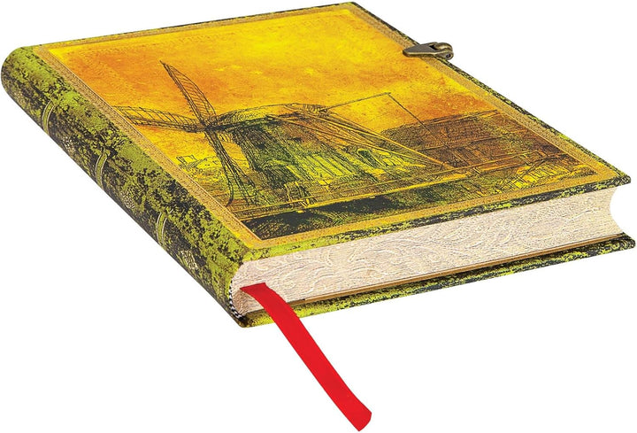 Paperblanks - Rembrandt’s 350th Anniversary - Midi - Unlined - Clasp Closure - 120 Gsm