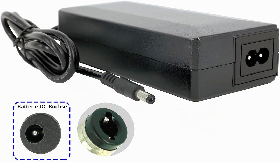 PowerSmart® 2A Ladegerät für 36V Akku Trekstor e.Gear EG3178, EG3168, EG3178, EG31108, mit 2,5mm Ste