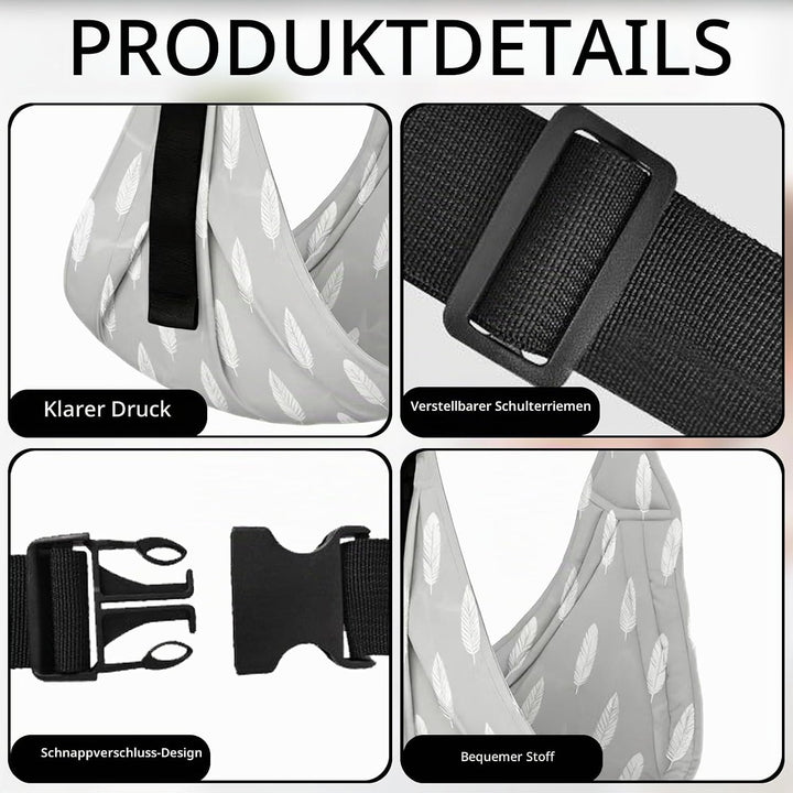 LUKIUP Tragetuch Neugeboren, Verstellbare Hüfttrage, Babytrage Seitlich, Ergonomische Tragetuch Neug