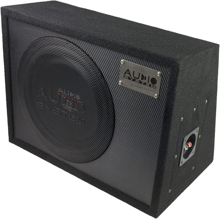 Audio System R 10 Flat G Active EVO 25cm aktiver Subwoofer geschlossenes Gehäuse