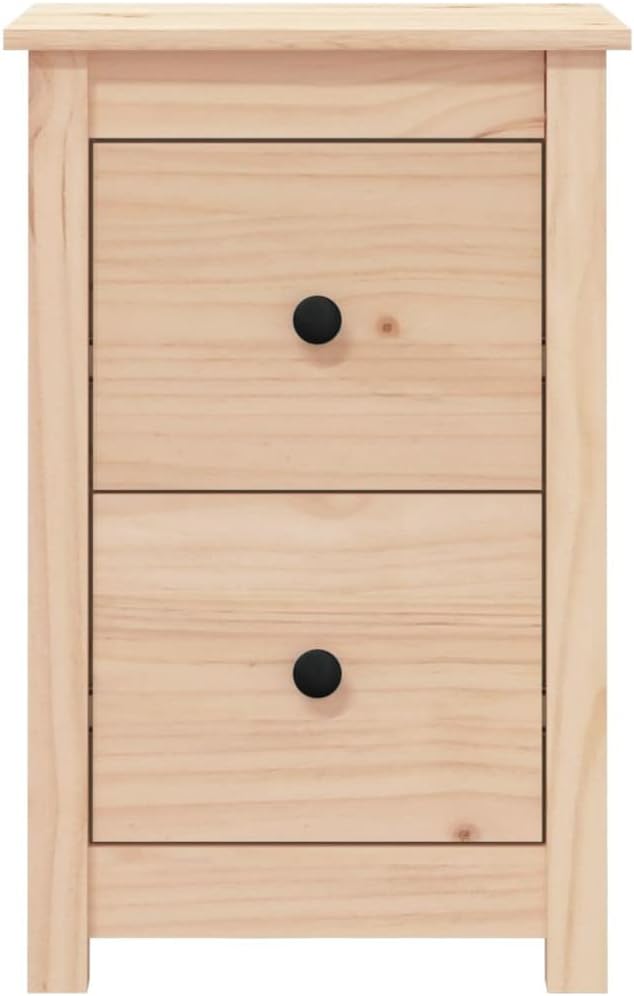 FIRBNUS Bedside Table Nachtkonsole Beistelltisch mit Stauraum Night Stand Nachttisch 40x35x61,5 cm M