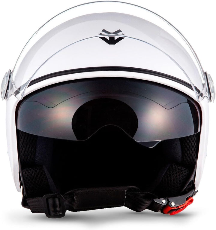 ARMOR HELMETS® AV-63 „Fun Matt Black“ · Jet-Helm · Motorrad-Helm Roller-Helm Scooter-Helm Moped Mofa