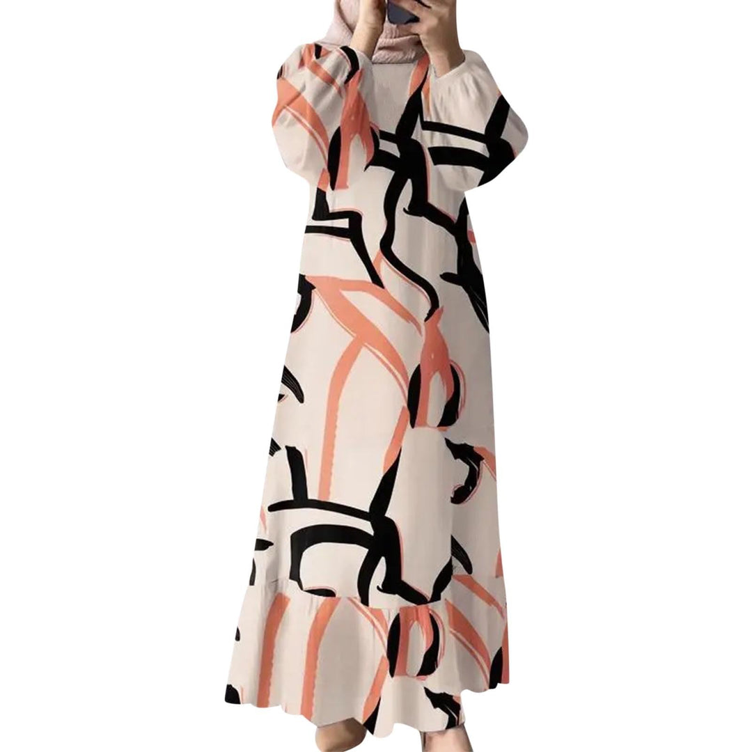 Gebetskleider Damen Abaya, langärmelig, muslimisches Kleid, Gebetskleidung, lässiger Kaftan Hose Dam