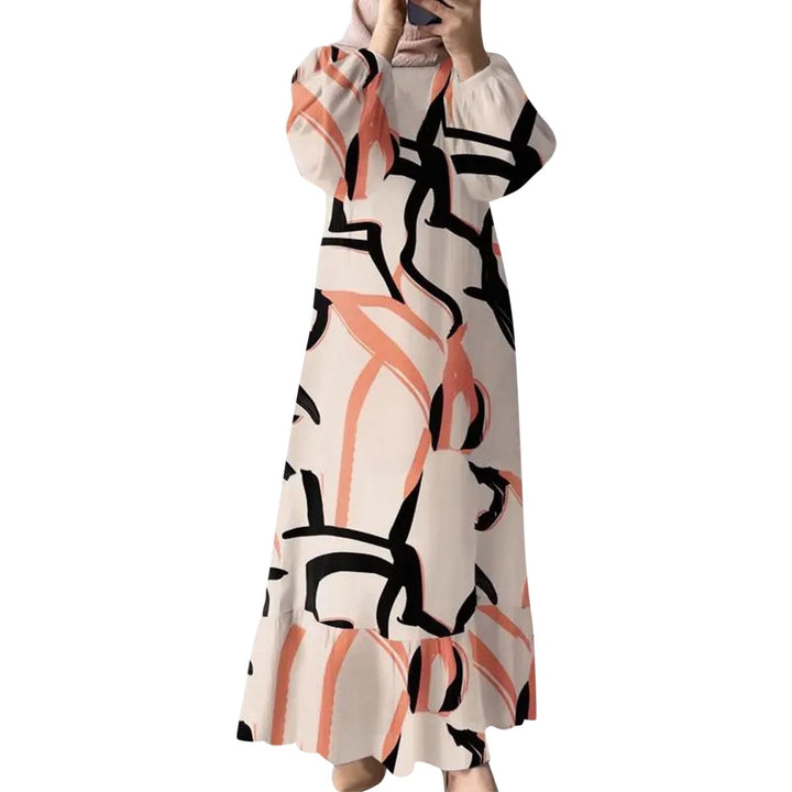 Gebetskleider Damen Abaya, langärmelig, muslimisches Kleid, Gebetskleidung, lässiger Kaftan Hose Dam