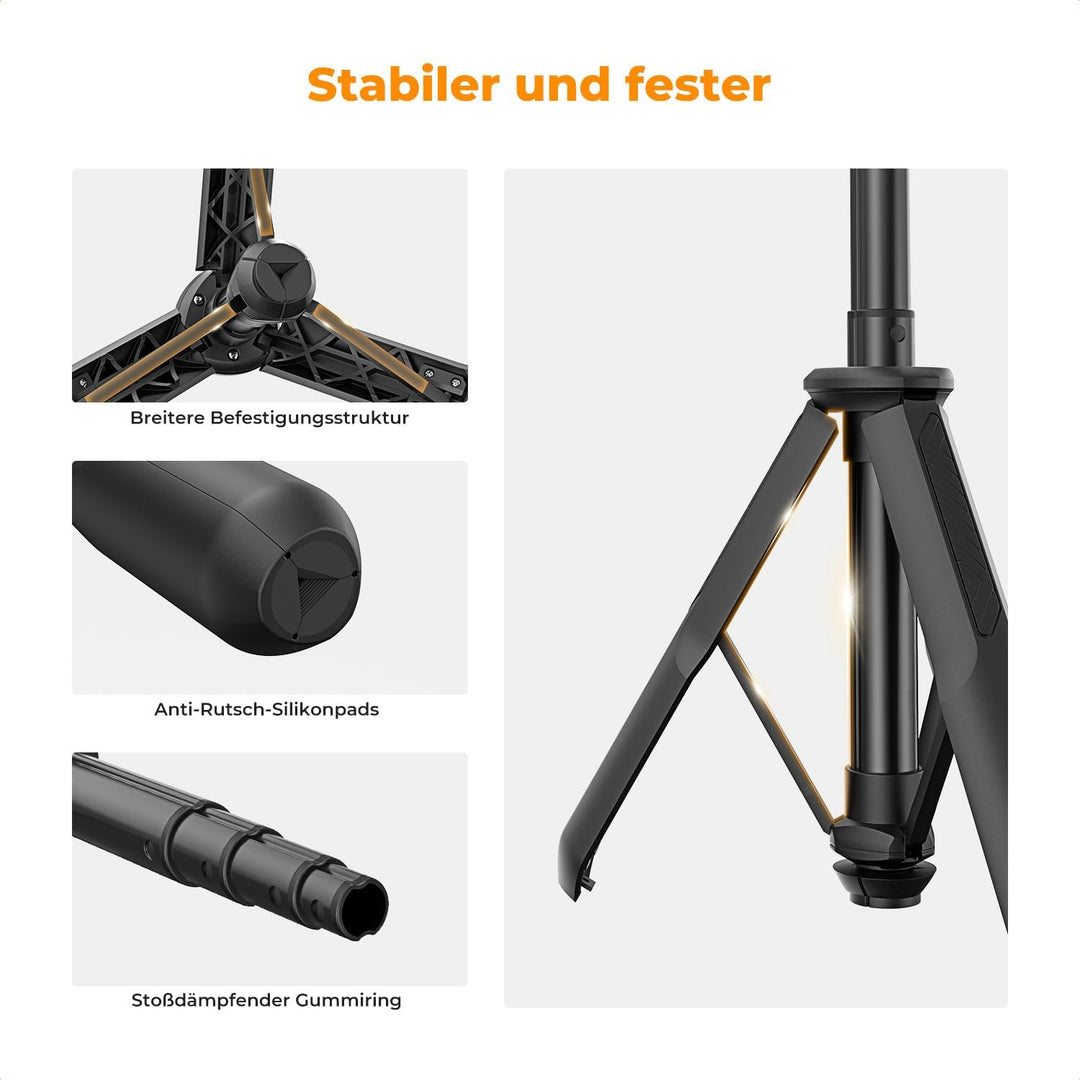 Selfie Stick Tischstativ,K&F CONCEPT MS11 Handystativ, 60CM Selfie Stick mit Fernbedienung, Stativ f