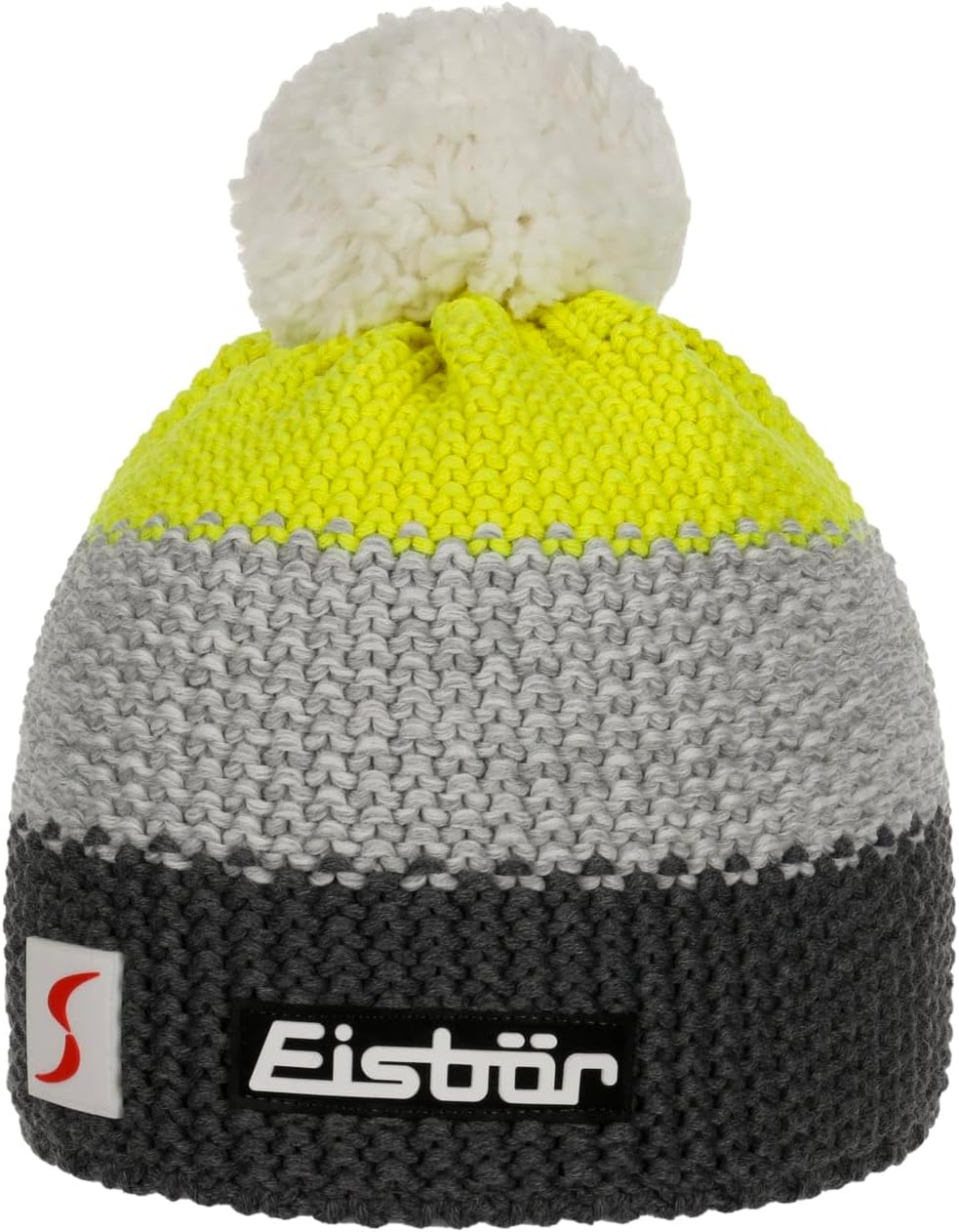 Eisbär Star Pompon Mütze SP Kids anthrazit-h.graumeli-li.Yellow