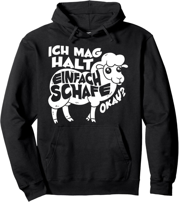 Ich Mag Halt Einfach Schafe Das Landwirt Schaf Bauer Tier Pullover Hoodie