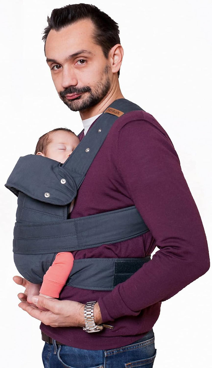 marsupi Babytrage und Neugeborenen-Trage, Version 2.0 (L, Classic/Grey/grau) L Classic / Grey, L Cla