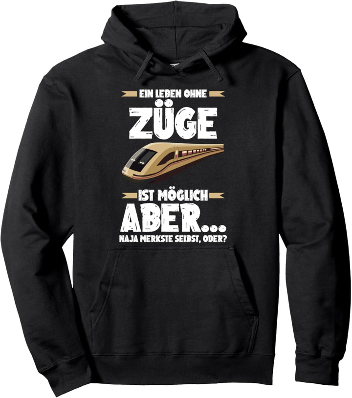 Eisenbahn Modelleisenbahn Zug Lokführer Pullover Hoodie