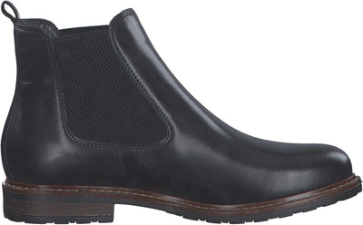 Tamaris Damen Stiefeletten, Frauen Chelsea Boots,Comfort Lining,TOUCHit-Fussbett 36 EU Schwarz Black