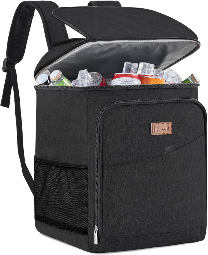 Lifewit 26L, 34 Dosen, isolierte Kühltasche, Grosse kühlrucksack, auslaufsichere tragbare Lunchtasch