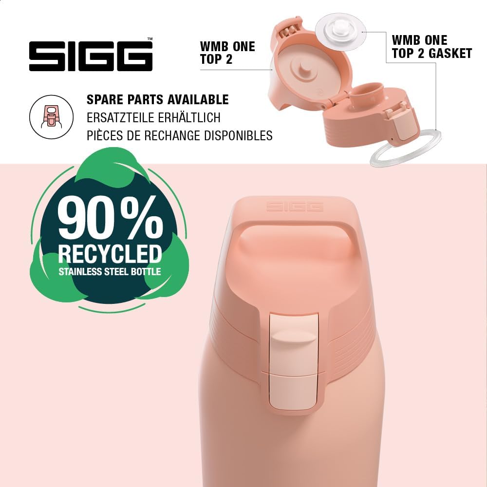 SIGG - Edelstahl Trinkflasche - Shield ONE - Für Kohlensäurehaltige Getränke Geeignet - Auslaufsiche