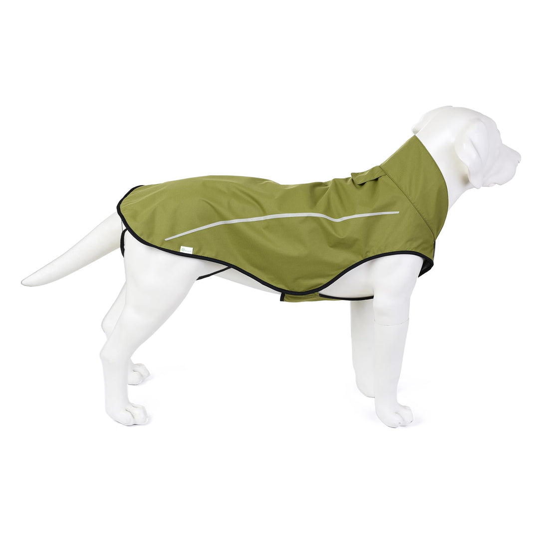 Mile High Life Hunderegenmantel Einstellbare wasserdichte Haustierkleidung Leichte Regenjacke mit re