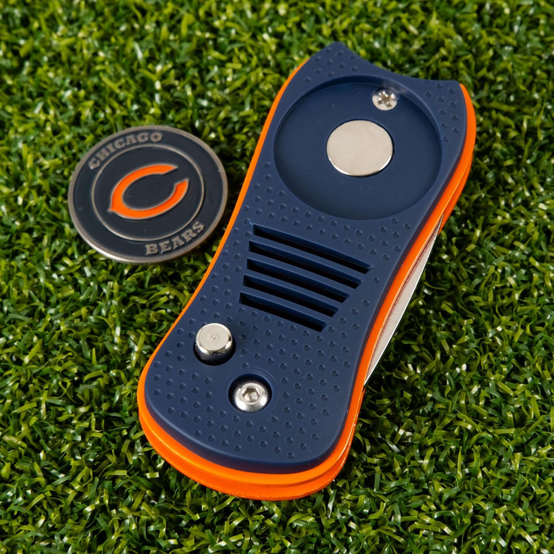 Team Golf NFL Adult-Unisex Switchfix Divot Tool Chicago Bears Einheitsgrösse Verschiedene Teamfarben