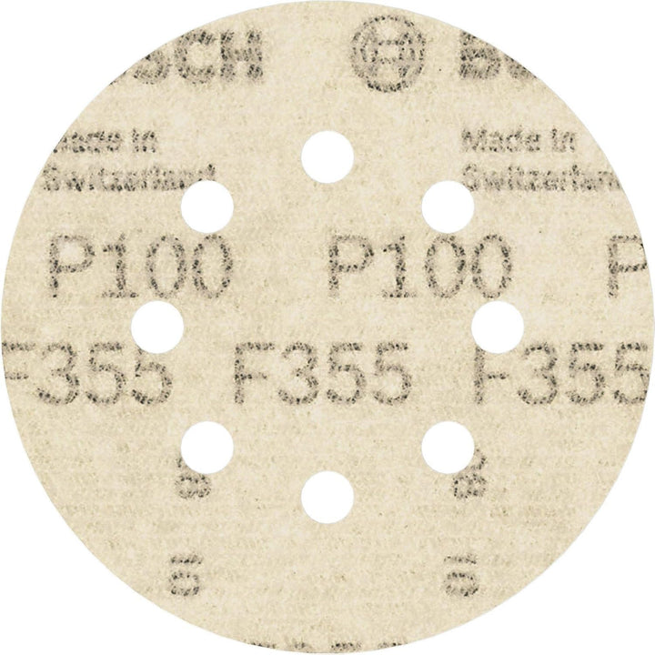 Bosch 5x PRO Plastic and Hard Stone F355 Schleifscheibe (für Beton, Harter Stein, Ø mm, Körnung 100,