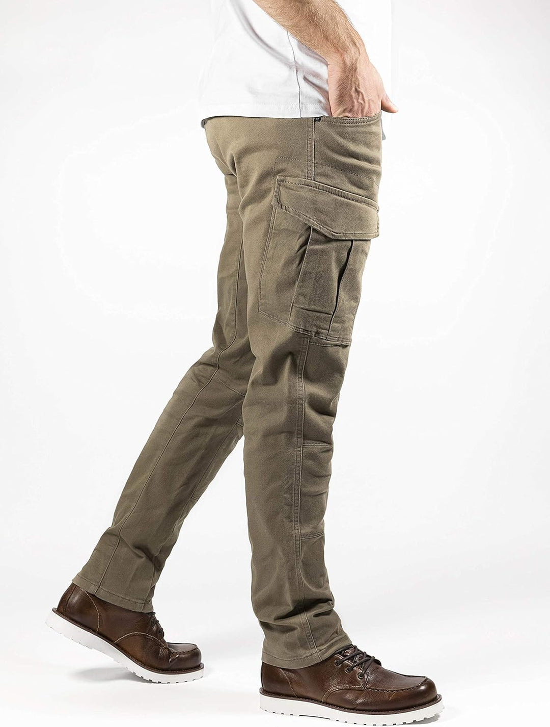 John Doe Herren Motorradhose Cargo Stroker-XTM 27W / 30L Camel, 27W / 30L Camel