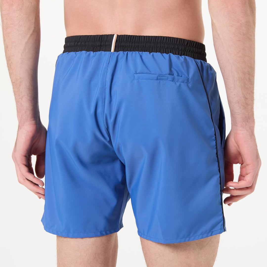 BOSS Herren Mittlere Länge, Solide Badehose Badehose S Bright Blue 436, S Bright Blue 436