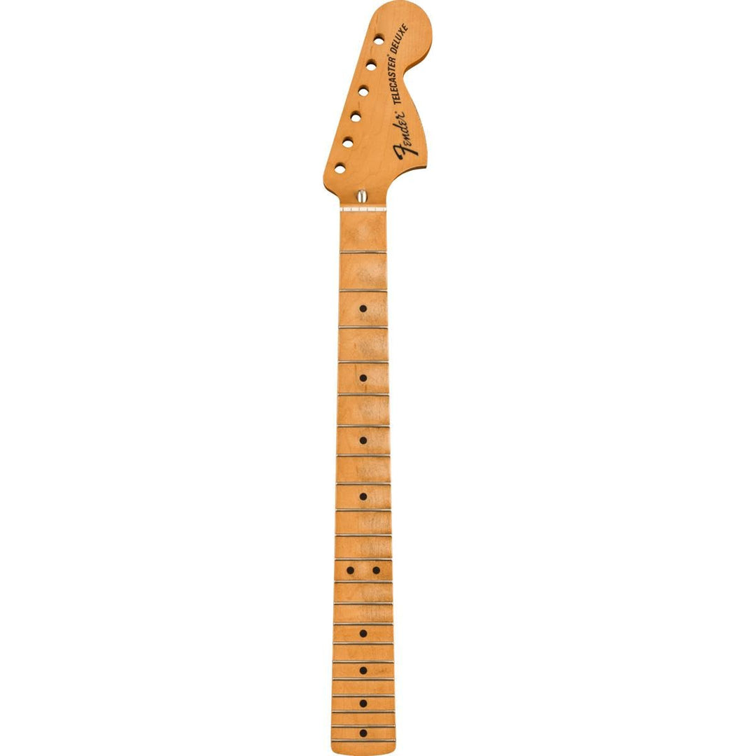 Fender Neck, Road Worn® '70's Telecaster® Deluxe Neck, 21 Medium Jumbo Frets, Maple, C" Shape