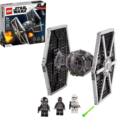 LEGO 75300 Star Wars Imperial TIE Fighter Spielzeug mit Sturmtruppler und Piloten als Minifiguren au