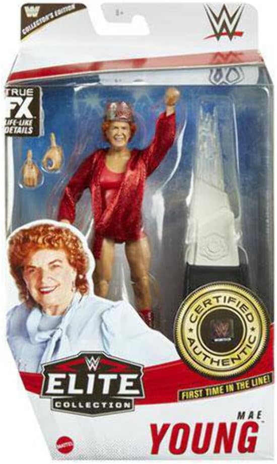 WWE Collector's Edition Mae Young Elite 81 Exclusive Wrestling Figur