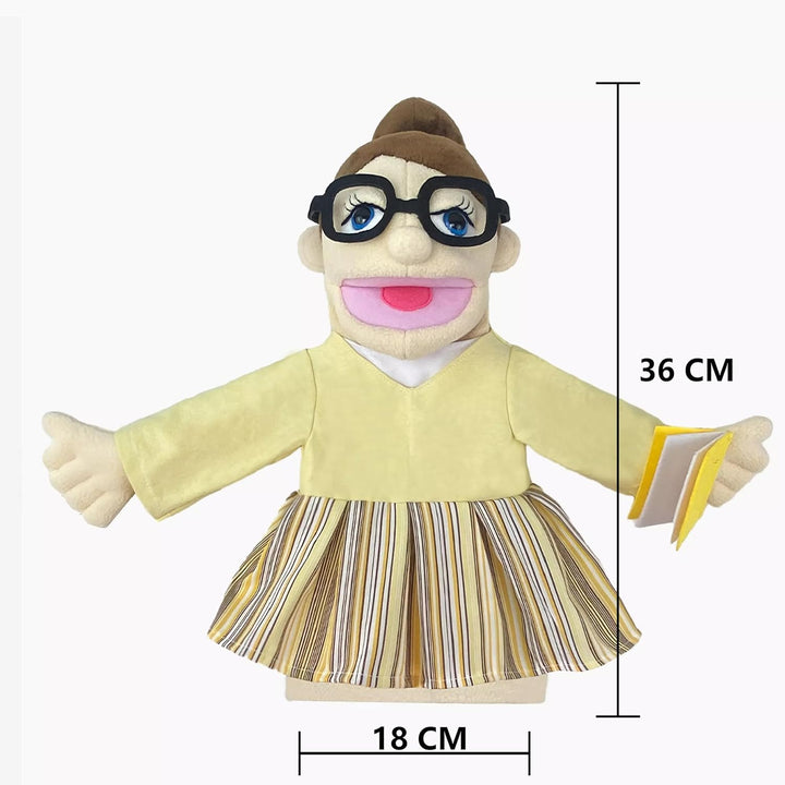 Theater-Handpuppen für Kinder,inklusive Lehrer,Polizist,Bauer,Pirat,Detektiv usw.mit beweglichen off