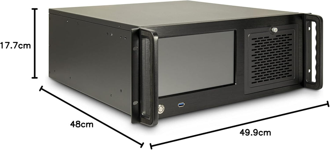 Inter-Tech 48.3cm IPC 4U-4460TFT 4HE Server Touchpanel 8,9"