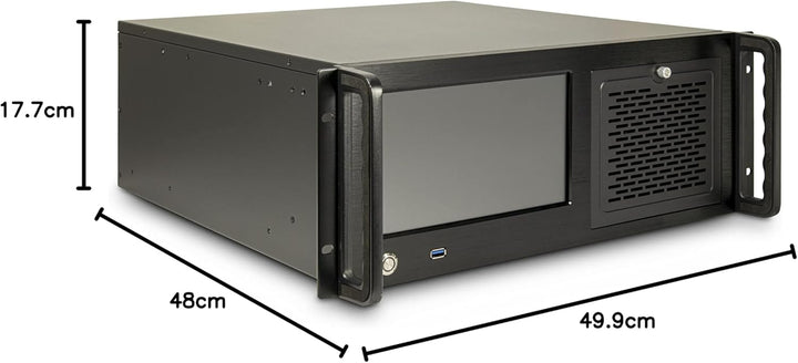 Inter-Tech 48.3cm IPC 4U-4460TFT 4HE Server Touchpanel 8,9"
