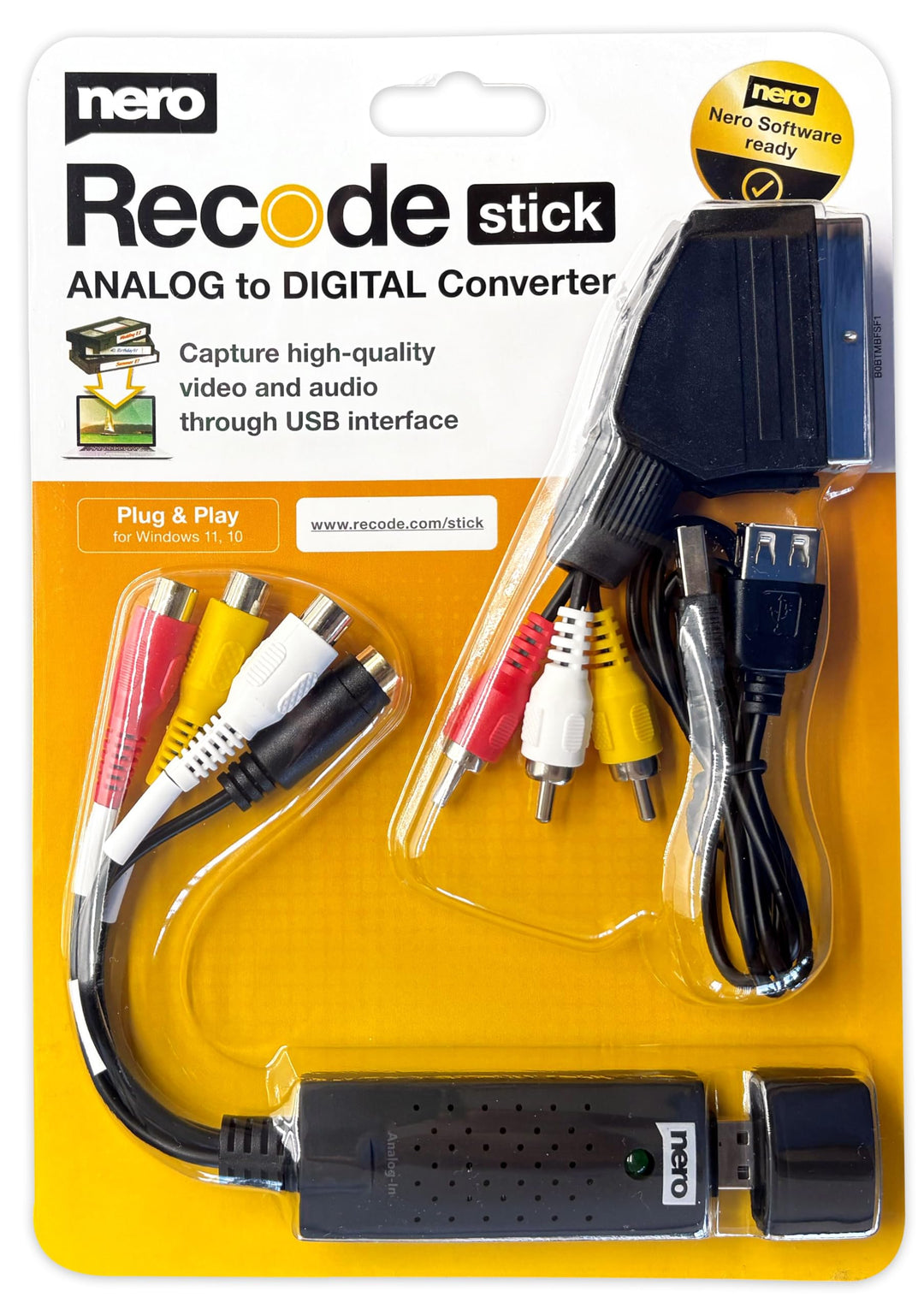 Nero Video Grabber | Videokassetten digitalisieren | VHS zu USB | DVD zu PC | Analog to Digital Capt