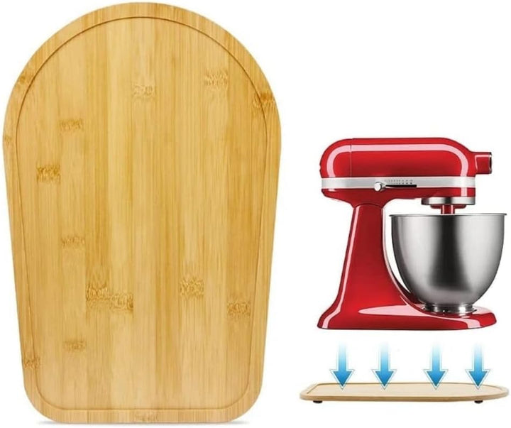 Holz-Mixer-Schiebebasis, 4,5/5 Quart-Halter, 34 x 21 cm, für Küchenmixer-Geräte