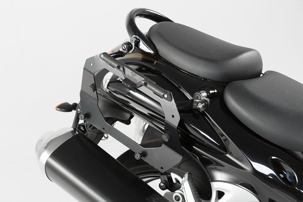 SW-MOTECH EVO Kontur-Kofferträger Schwarz für Suzuki GSX 1300 R Hayabusa (08-)