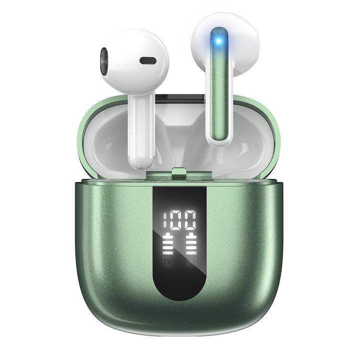 Kopfhörer Kabellos Bluetooth 5.4, In Ear mit 6 ENC Mikrofon Bluetooth Kopfhörer, 60 Std Stereo Kabel