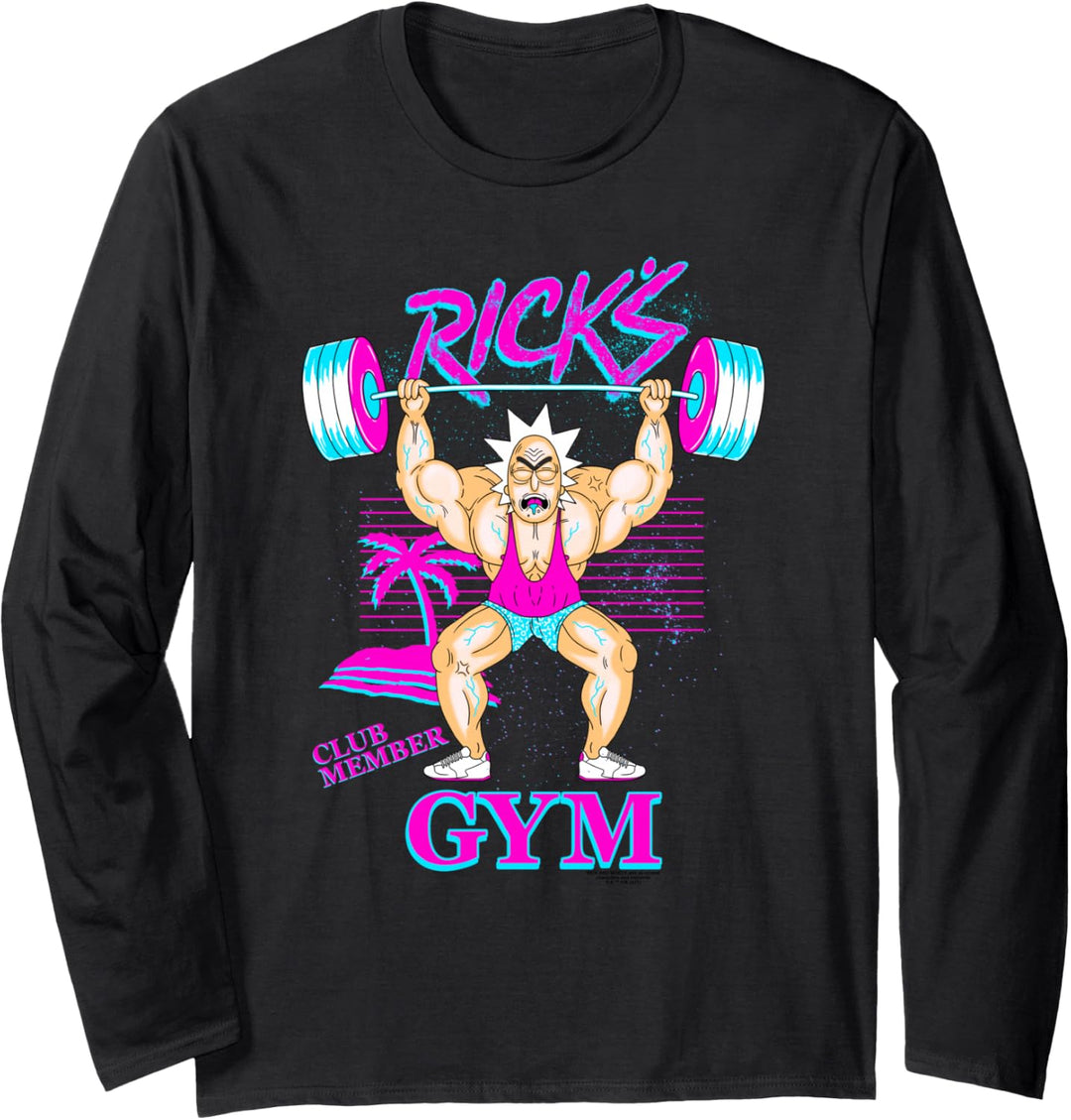 Rick and Morty Rick's Gym Langarmshirt
