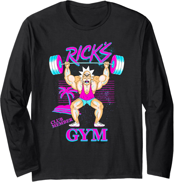 Rick and Morty Rick's Gym Langarmshirt
