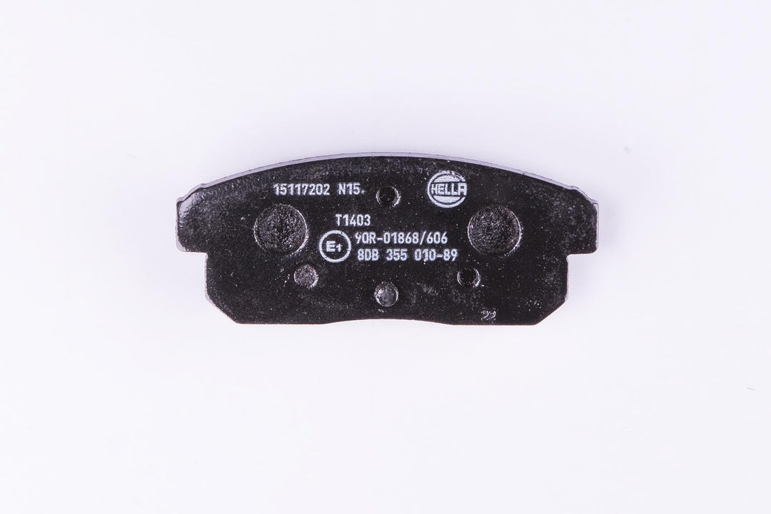 HELLA PAGID 8DB 355 010-891 Bremsbelagsatz - T1403 - Dicke/Stärke: 14.4mm - Bremssystem: NBK - mit a