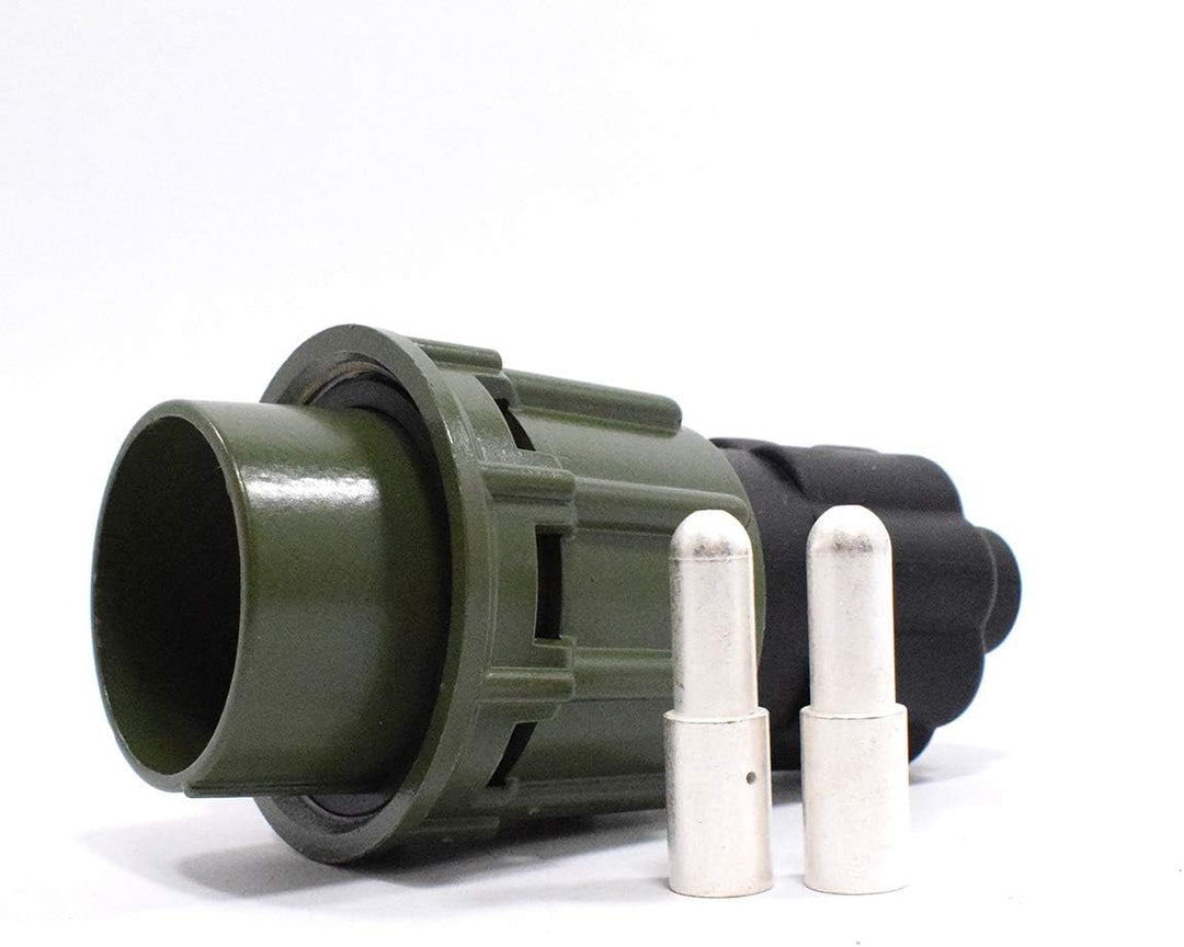 NATO Steckdose Stecker + Buchse 24V 35mm 2 polig LKW