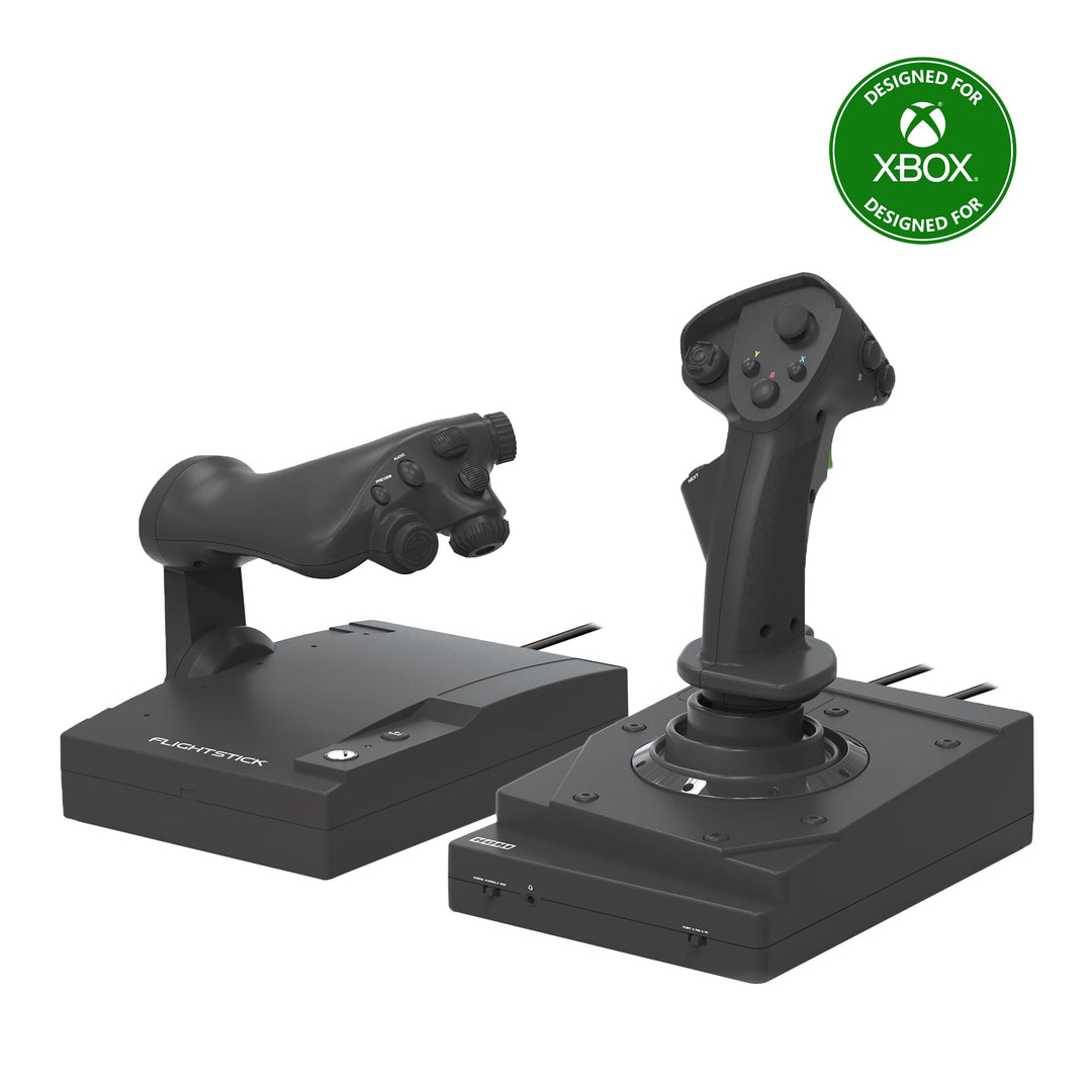 HORI HOTAS Flight Stick Designed for Xbox Series X|S, Xbox One and PC - Officially Licensed By Micro