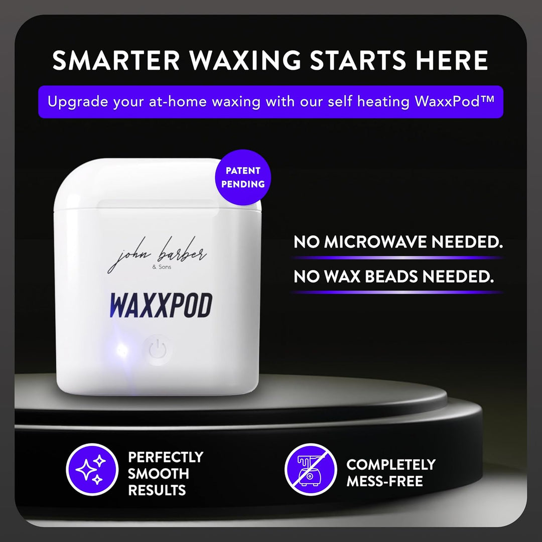 WaxxPod™ USB Ohren - & Nasenhaar Wachs Set – Mini Wachswärmer USB-C Anschluss inkl. vorbereiteten 24