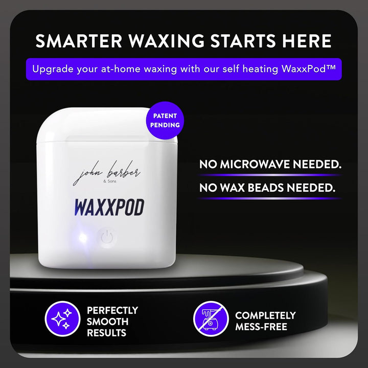 WaxxPod™ USB Ohren - & Nasenhaar Wachs Set – Mini Wachswärmer USB-C Anschluss inkl. vorbereiteten 24