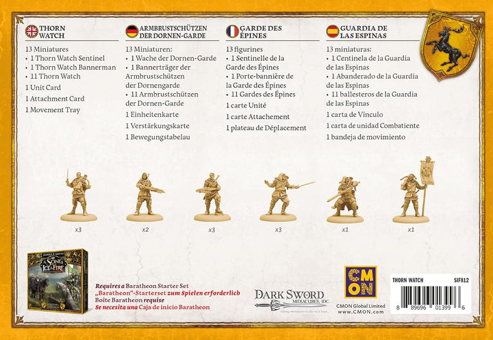 CMON | A Song of Ice & Fire – Armbrustschützen der Dornen-Garde | Erweiterung | Tabletop | 2 Spieler