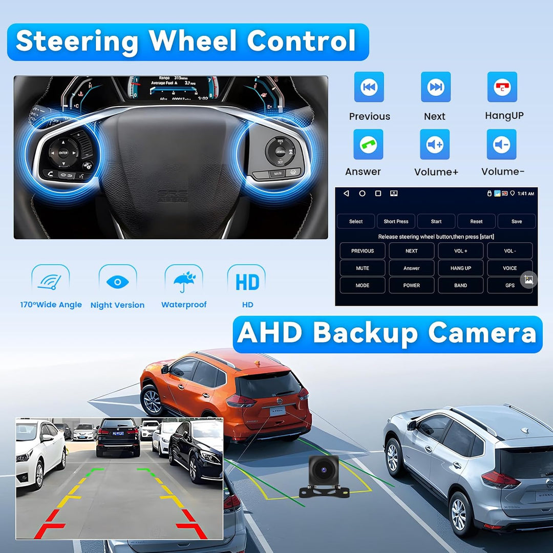 Roinvou 4+64G Autoradio Android für Peugeot 208/2008 2012-2018 Wireless Carplay Android Auto, Touch