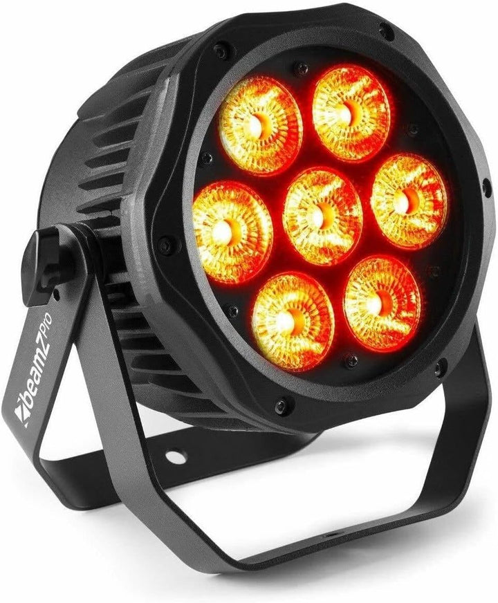 BeamZ Professional PRO BWA410 - PAR Strahler - LED Effektstrahler - 7x 10 Watt Outdoor LED PAR Strah