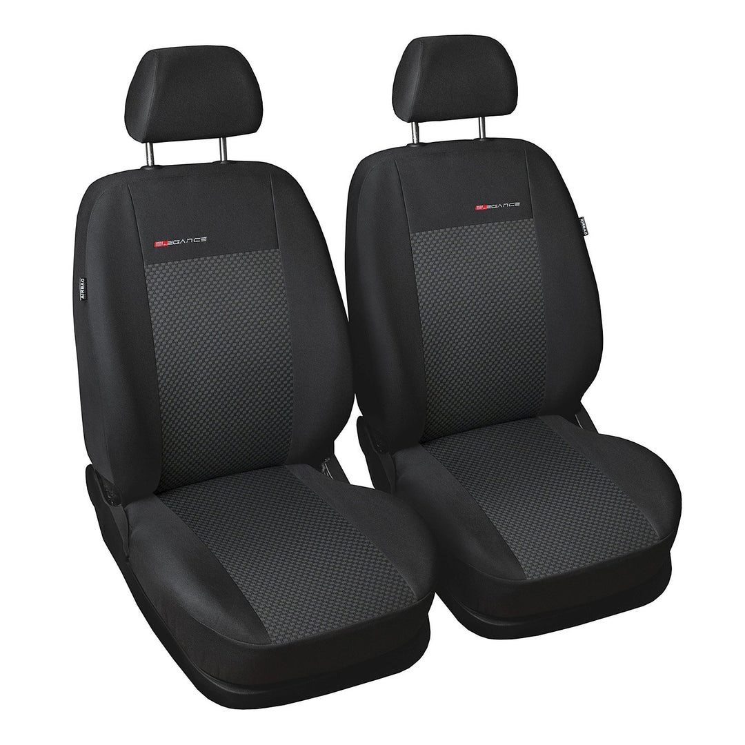 GSC Sitzbezüge Universal Schonbezüge 1+1 kompatibel mit VW TIGUAN Dunkelgrau, Dunkelgrau