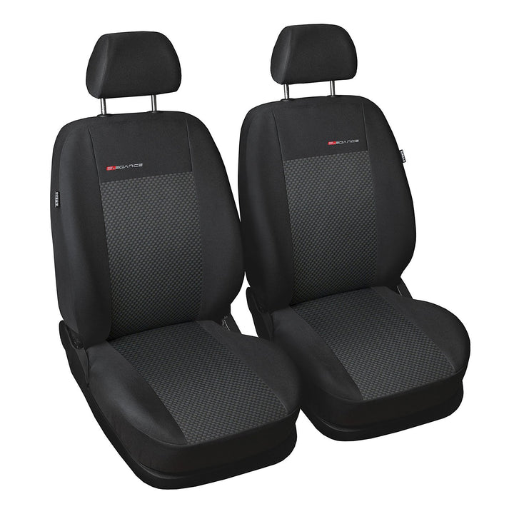 GSC Sitzbezüge Universal Schonbezüge 1+1 kompatibel mit VW TIGUAN Dunkelgrau, Dunkelgrau