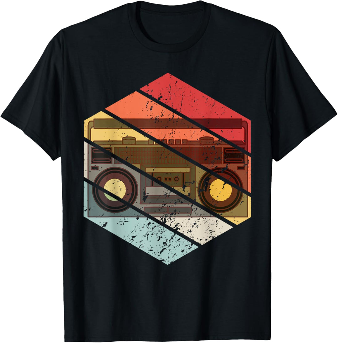 Vintage Old School 90er 80er Jahre Motto Party Outfit Kostüm T-Shirt