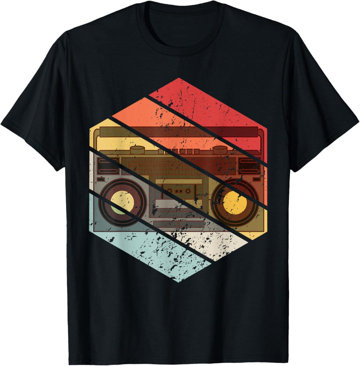 Vintage Old School 90er 80er Jahre Motto Party Outfit Kostüm T-Shirt