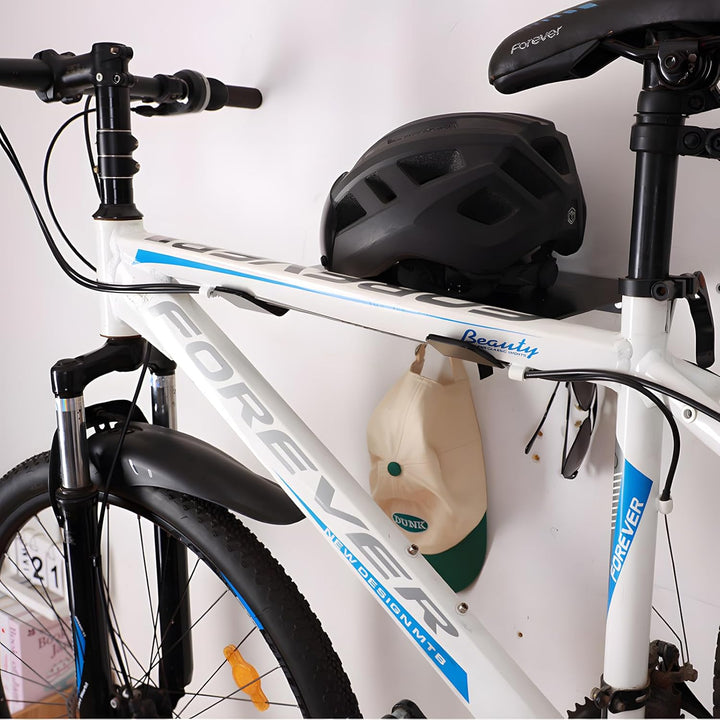 ENGWE MTB 3-in-1 Fahrrad-Wandhalterung mit Haken, platzsparender Fahrradträger für Mountain/Road/Hyb