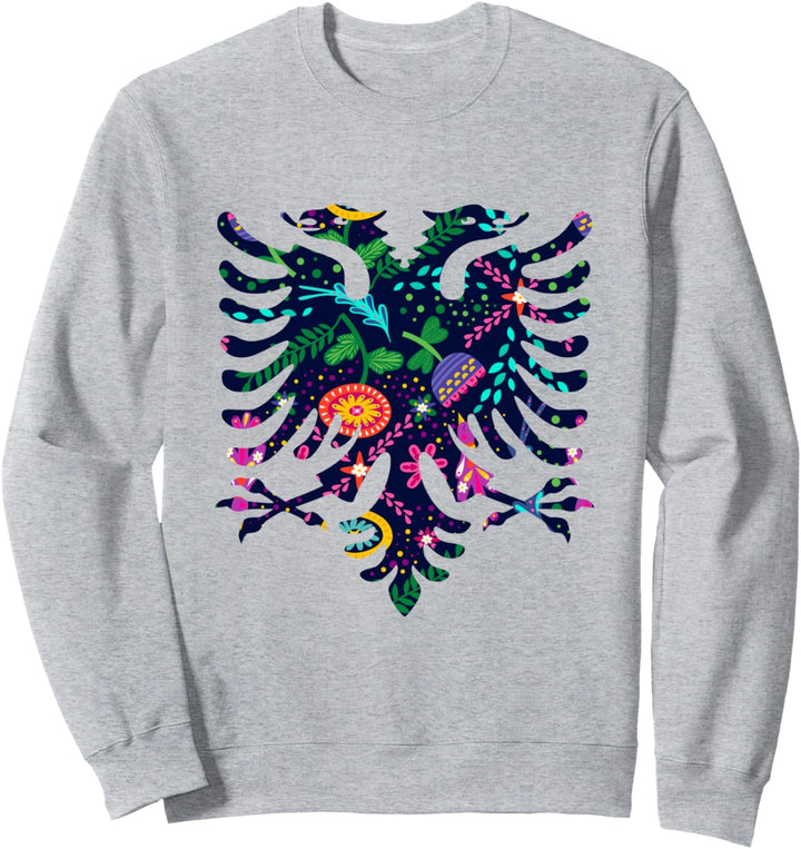 Albanischer Adler Mädchen Flagge für Kosovo Albaner Sweatshirt