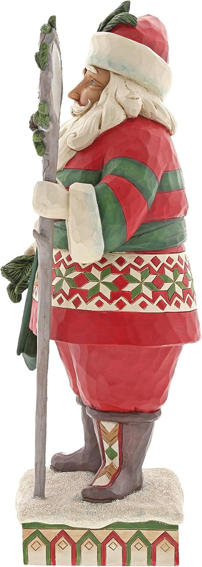 Heartwood Creek Woodsy Santa Figurine