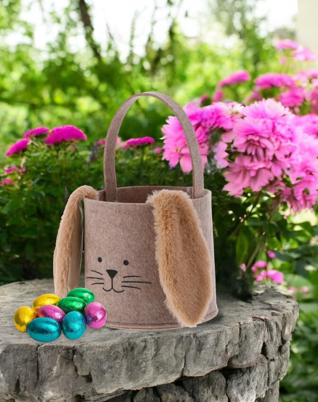 20x Osternest Hase braun/Verschiedene Designs wählbar/Ostern 1 stück (20er Pack) Osternest - Hase Br