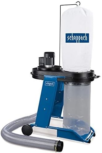 Scheppach Absauganlage HD12 Absaugung | 550W, Luftleistung 1150m³/h, Füllmenge 75L, Schlauch- Ø/-län